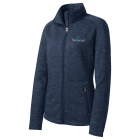 Port Authority® Ladies Digi Stripe Fleece Jacket